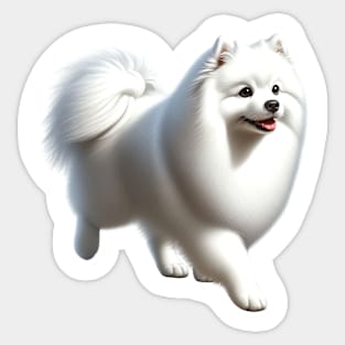 American Eskimo Dog Sticker